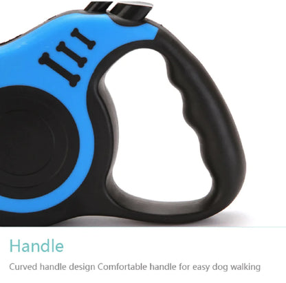 16.5FT Automatic Retractable Dog Leash with Complimentary Pet Collar - Free Shipping in the U.S.